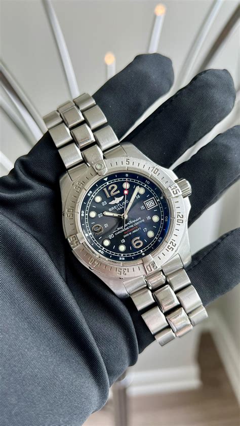 breitling superocean steel fish on python strap|breitling superocean 42 manual.